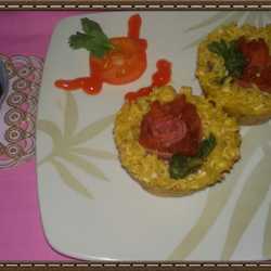 Indomie panggang cocol cuko pempek